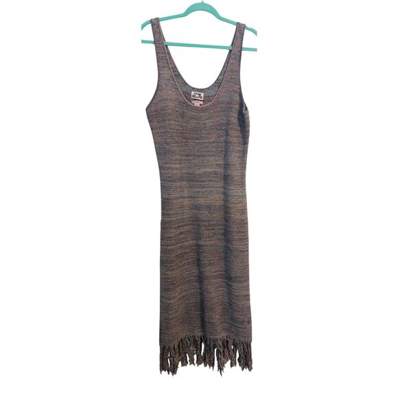 Turn heads in this vibrant and stylish Future Collective crochet knit dress! - Picture 1 of 4